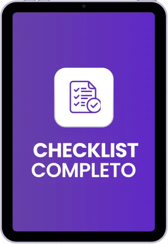 Bônus Checklist Completo apresentado em um notebook